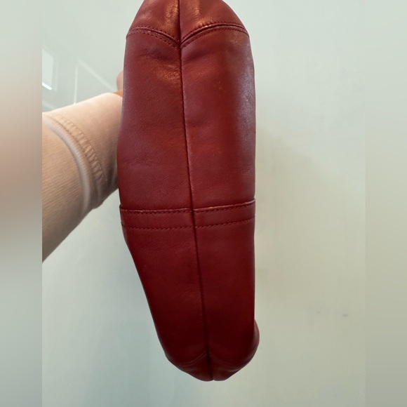 Coach vintage small red Leather Ergo Hobo Bag - Picture 8 of 16